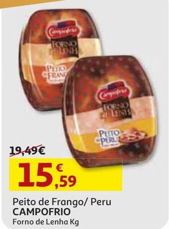 Auchan Peito de frango campofrio promoção