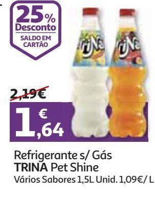 Refrigerante s/gas trina