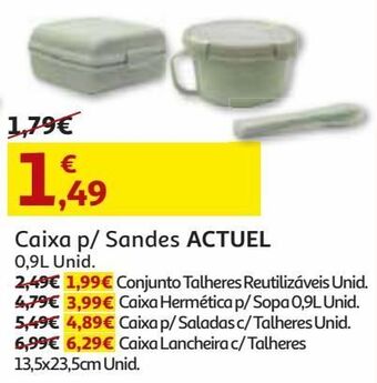 Auchan Caixa lancheira actuel promoção