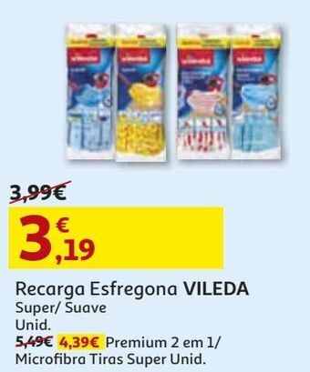 Auchan Recarga esfregona vileda promoção