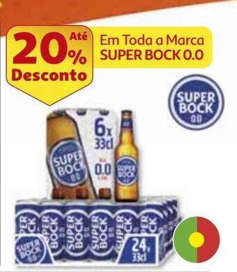 Auchan Cerveja sem álcool super bock promoção