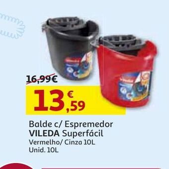 Auchan Balde c/ espremedor vileda promoção