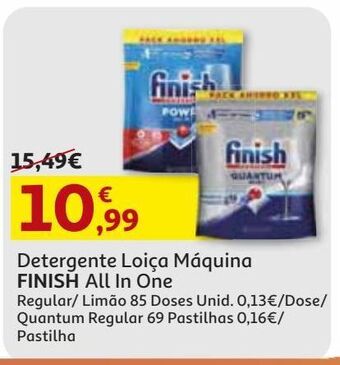 Auchan Det. loiça máquina finish promoção
