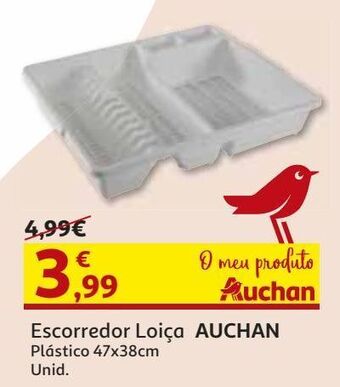 Auchan Escorredor loiça auchan plástico 47x38cm promoção
