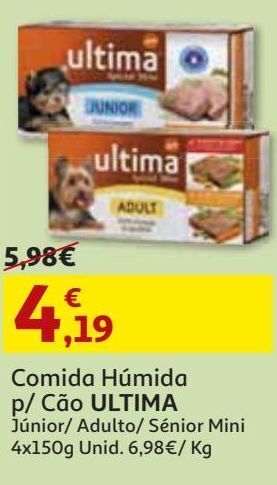 Auchan Comida húmida cão ultima promoção
