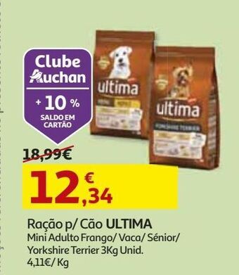 Auchan Ração cão ultima promoção