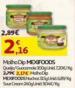 Molho dip mexifoods