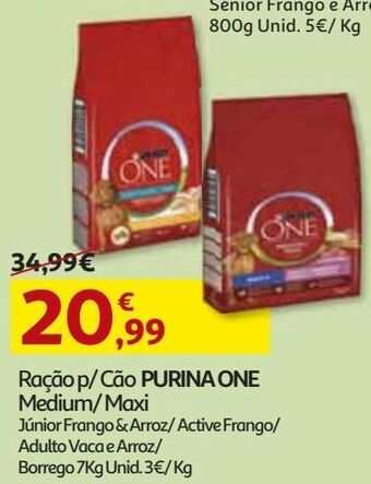 Ração cão purina one