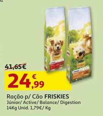 Auchan Ração cão friskies promoção