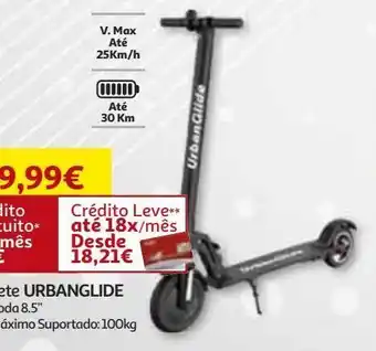 Auchan Trotinete urbanglide 85+ promoção
