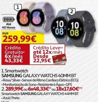 Auchan Smartwatch samsung promoção