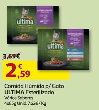 Auchan Comida húmida gato ultima promoção