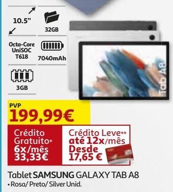 Auchan Tablet samsung promoção