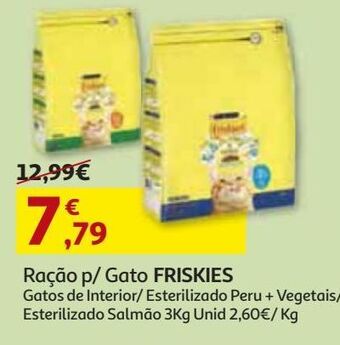Auchan Ração gato friskies promoção