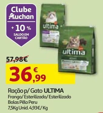 Auchan Ração gato ultima promoção