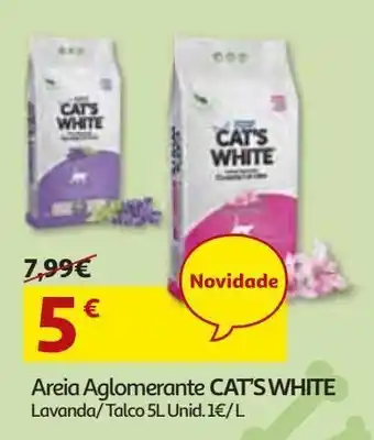 Auchan Areia aglomerante cat's white promoção