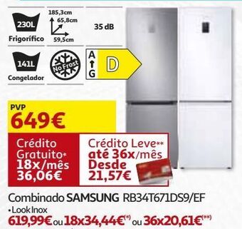 Auchan Combinado samsung promoção