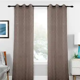 VIVA Cortinado texture castanho 140x250cm promoção