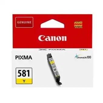 Tinteiro canon cli-581y amarelo