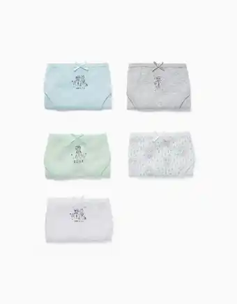 Zippy Pack 5 cuecas de algodão para menina 'elsa & anna', multicolor promoção