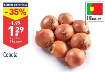 ALDI Cebola 1kg promoção