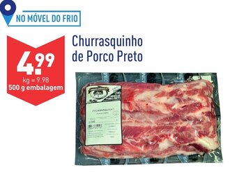 ALDI Churrasquinho de Porco Preto 500g promoção