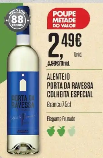 Pingo Doce Alentejo Porta da Ravessa Colheita Especial 75cl promoção