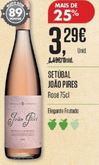 Pingo Doce Setúbal João Pires 75cl promoção