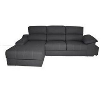 Chaise longue esquerda com puff daniela