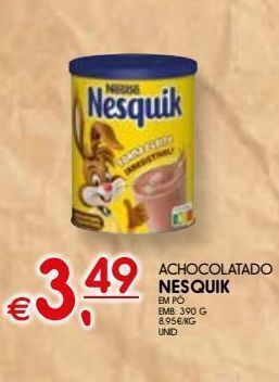 Meu Super Chocolate em pó nesquik promoção