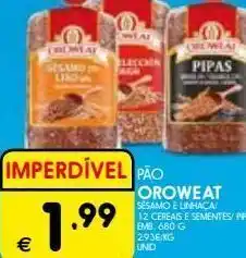 Meu Super Pão de forma oroweat promoção