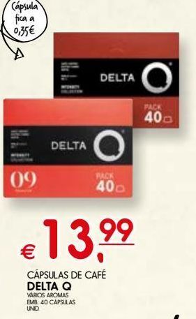 Meu Super Cápsulas de café delta q promoção