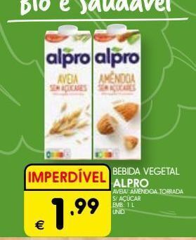 Meu Super Bebidas naturais alpro promoção