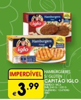 Meu Super Hambúrguer iglo promoção