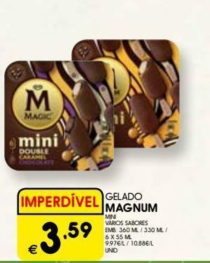 Meu Super Gelados magnum promoção