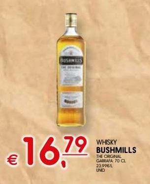 Meu Super Uísque bushmills promoção