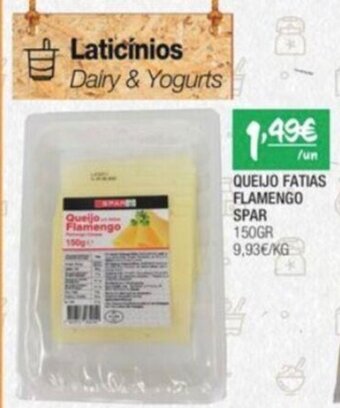 Spar Queijo Fatias Flamengo Spar 150g promoção