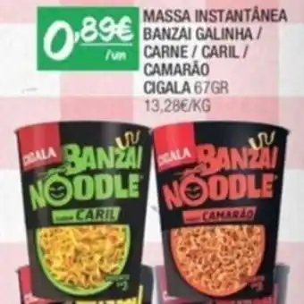 Spar Massa Instantánea Banzai Galinha 67g promoção