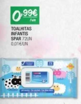 Spar Toalhitas Infantis Spar 72un promoção