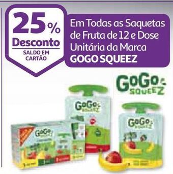 Auchan Saqueta fruta go go squeez promoção