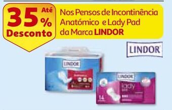 Auchan Pensos incontinência lindor promoção