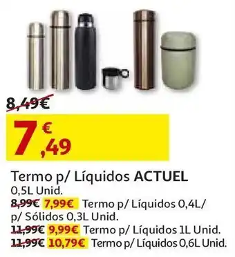 Auchan Termo p/liquidos actuel promoção