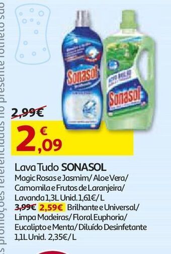 Auchan Limpa madeiras sonasol promoção