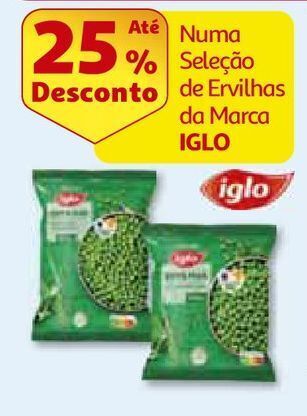 Auchan Ervilhas iglo promoção