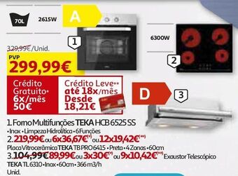 Auchan Exaustor telescopico teka promoção