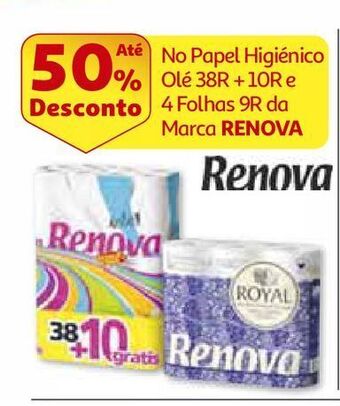 Papel higiénico renova