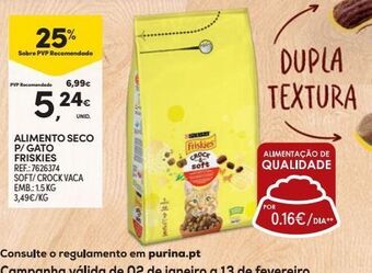 Continente Bom dia Ração para gatos friskies promoção