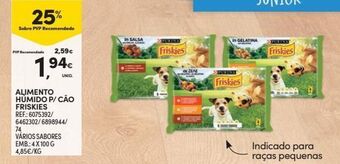 Continente Bom dia Ração para cães friskies promoção