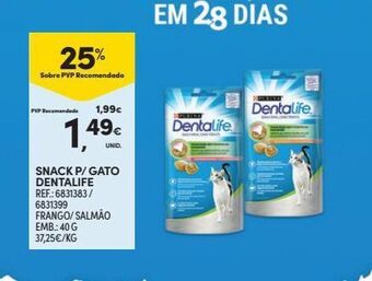 Continente Bom dia Ração para gatos dentallife promoção