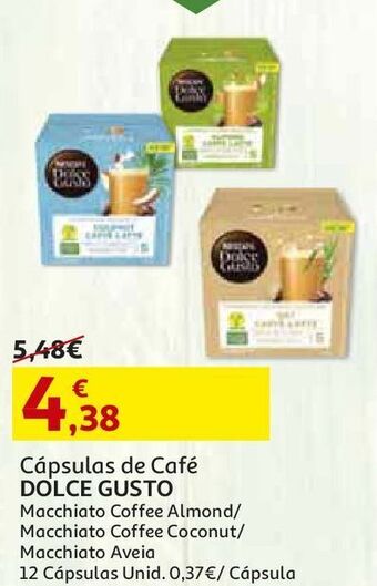 Auchan Cápsulas dolce gusto promoção